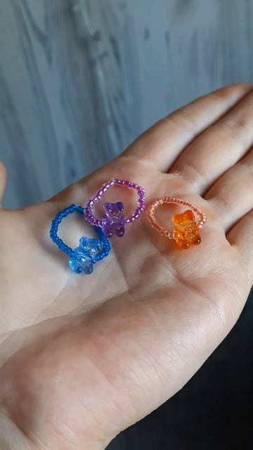 какой выбрали бы? 🧡💜💙

#кольцаизбисера #ручнаяработа #маркетплейсы