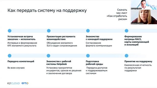 Онлайн-митап Всё о технической поддержке 1С