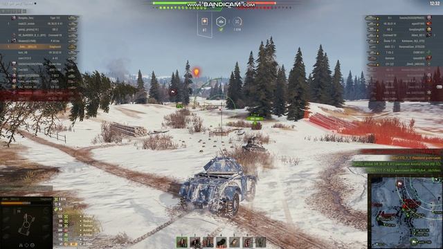 131 Бой в танчиках Staghound Рандом
