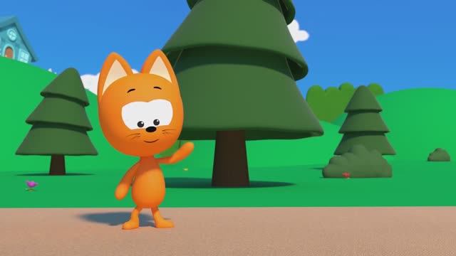 Котёнок Котэ - Живые разноцветные яйца. Залипательное видео. Мультфильм для детей и малышей