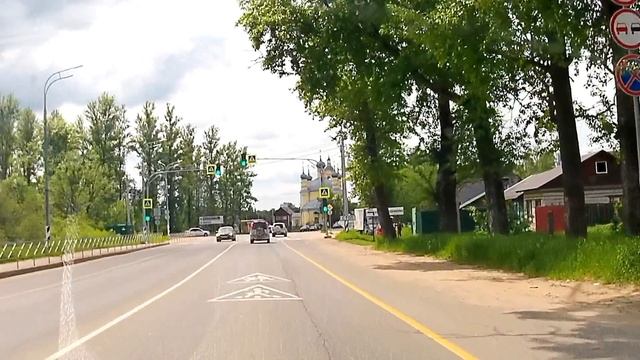Тверская область - Старица. река Волга. дорога из Питера в Краснодар.