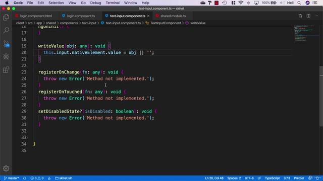 199 Creating a reusable text input