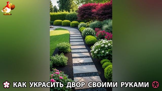 Как украсить двор дома фото идеи (624) 🏡 для дачи и сада своими руками 🌷🪻🌺💮