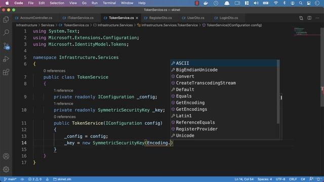 172 Adding a token generation service