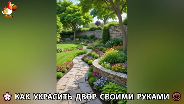 Как украсить двор дома фото идеи (622) 🏡 для дачи и сада своими руками 🌷🪻🌺💮