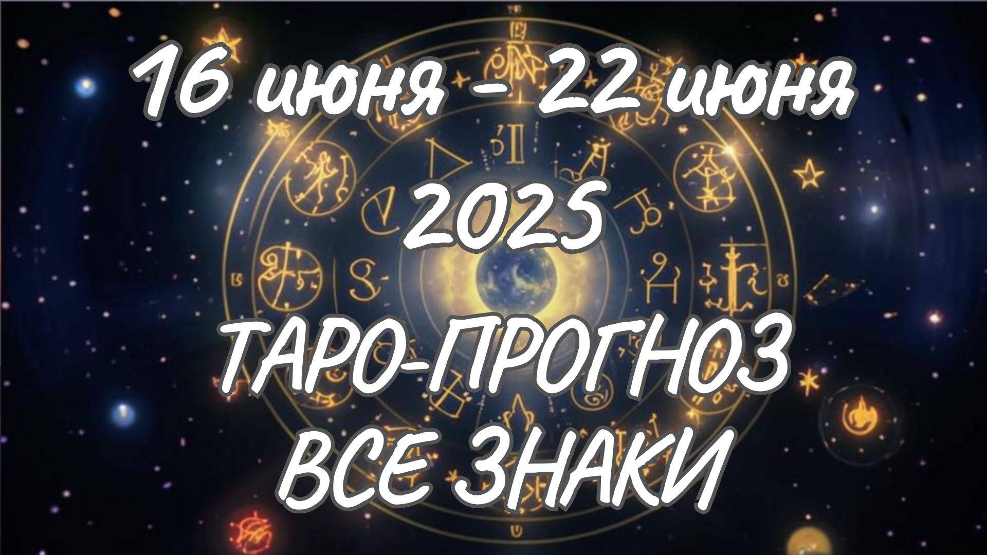 ✨Таро прогноз на 16.06.2025-22.06.2025✨Все знаки зодиака