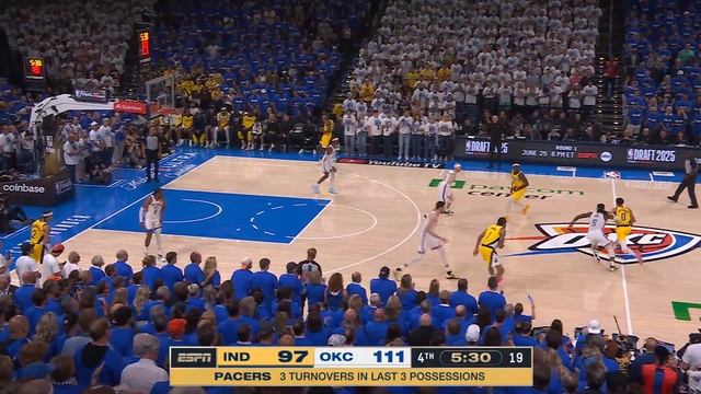 Thunder's ELECTRIC 4TH QTR Run In NBA Finals Game 5  | June 16, 2025