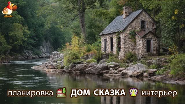Сказочный дом мечты – 3D идея для вдохновения с планировкой и интерьером 🏡🏚️🏠 вариант (150)