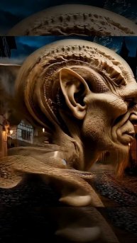 Monster Street #aiart#art#horror#scary#creepy#digitalart#animation#neuroart#virtualart#surreal