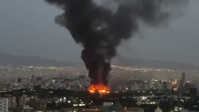 ‼️🇮🇷💥На западе Тегерана гремят непрерывные и интенсивные взрывы — IRNA