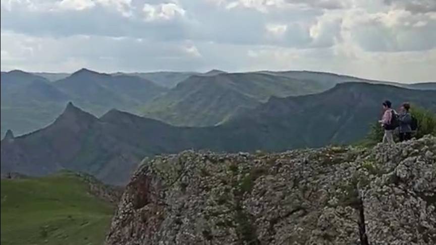 Зеленогорье Крым, покорение вершины Чок-Сары-Кая