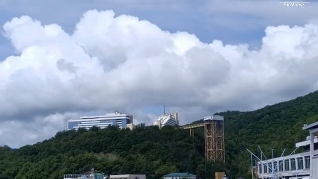 Небуг Туапсинский район сегодня 17 июня 2025. Обстановка на Центральном пляже , море и погода