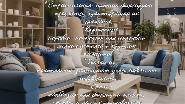 Как правильно упаковать мебель для переезда?  .