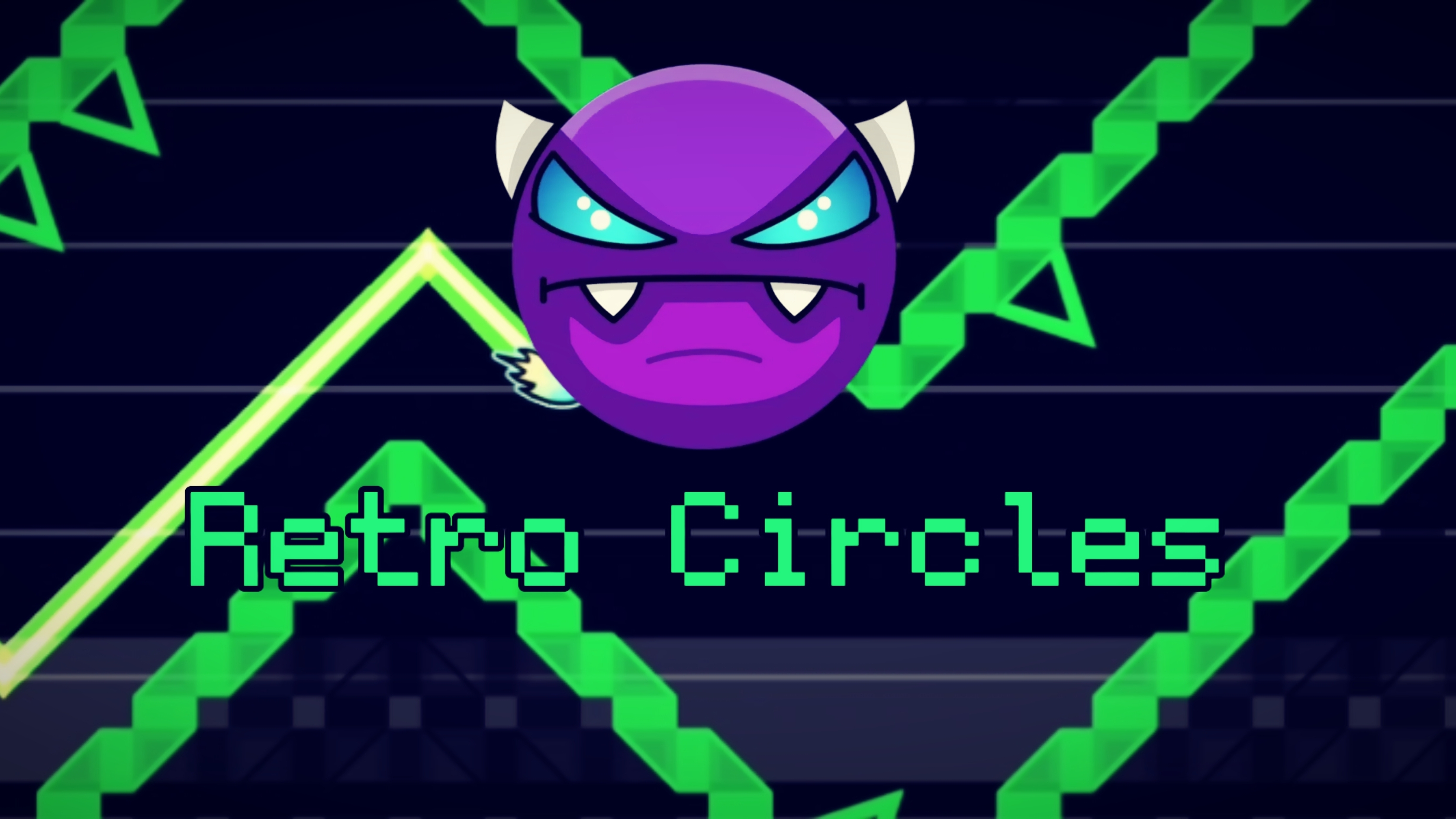 прохождение Retro Circles (easy demon)