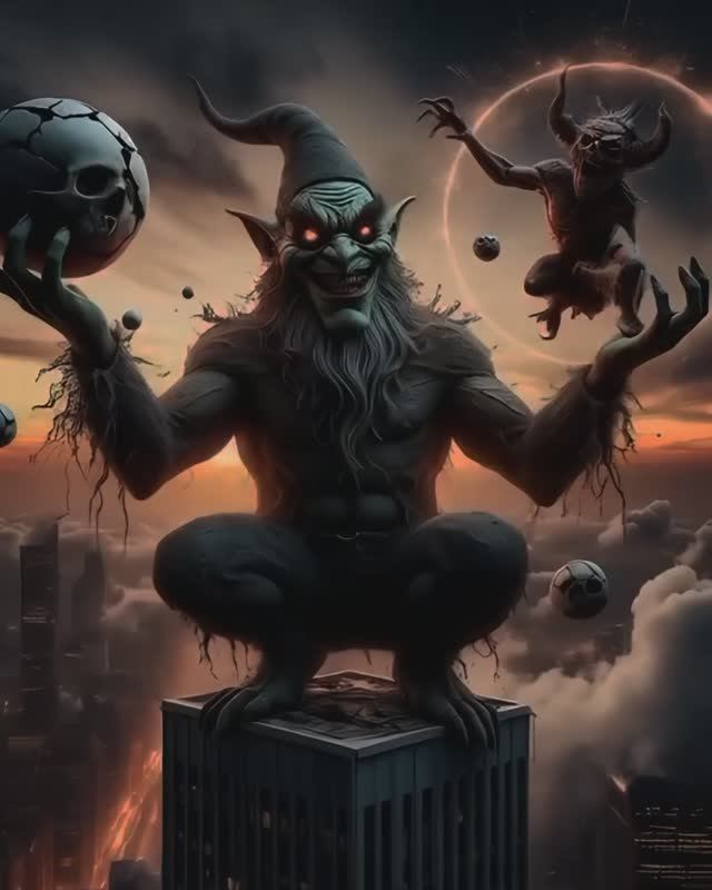 Juggler Клипы нейросети, хоррор