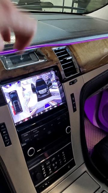 Установка магнитолы #Андроид #Parafar #PF911 серии U2K360 в #Cadillac #Escalade
