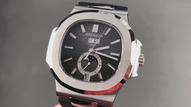 Patek Philippe Nautilus Annual Calendar Moon Phases ref.5726A-001
