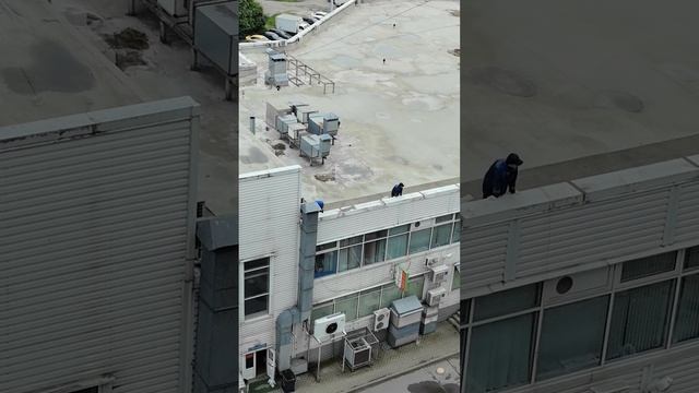 на крыше