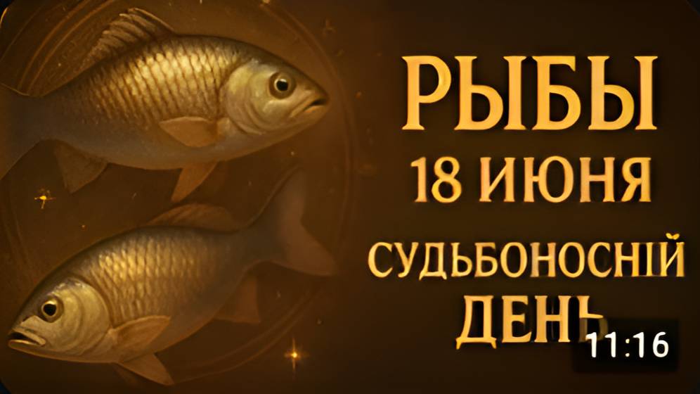 Рыбы.  с 18 по 21 июня. Судьбоносные дни — всё решается в мыслях