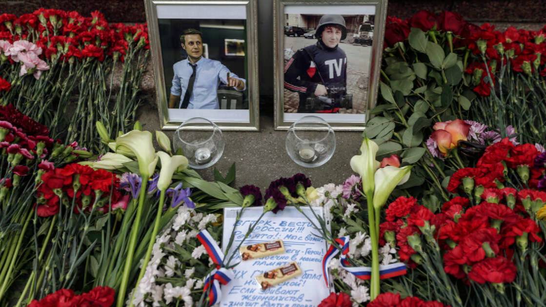 В ЛНР почтили память погибших 11 лет назад журналистов Корнелюка и Волошина