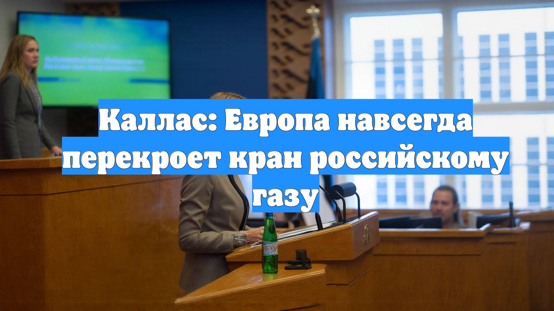 Каллас: Европа навсегда перекроет кран российскому газу