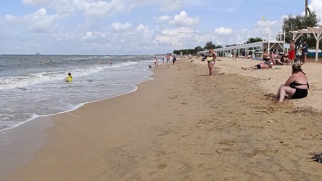 ГОЛУБИЦКАЯ СЕЙЧАС🔥17 ИЮНЯ🔥ОБСТАНОВКА НА ПЛЯЖЕ💥ПК КАВКАЗ🌊 #голубицкая #азовскоеморе #обстановка