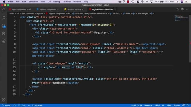 202 Dealing with modelstate errors