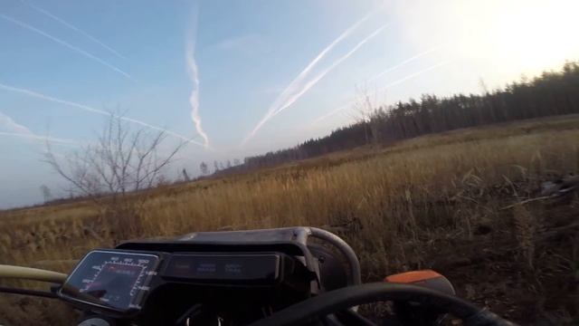 Honda 250 vs Stels 400 (HD) Enduro part1