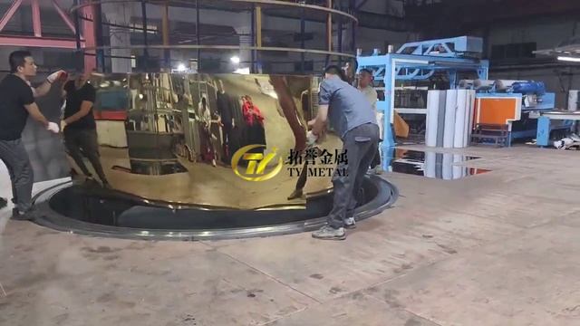 SS304 8K sheet in PVD process