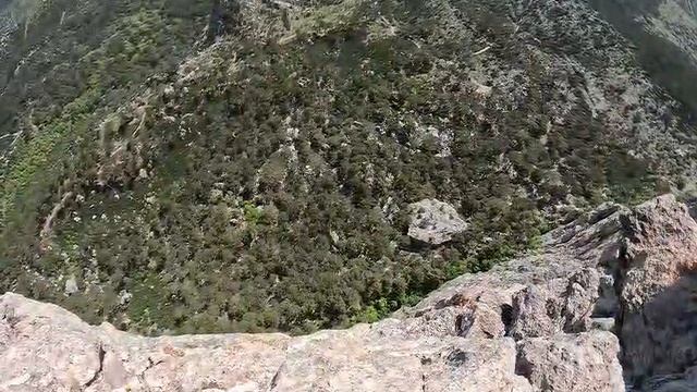 прыжок с верёвкой номер 2 гора Шаан Кая