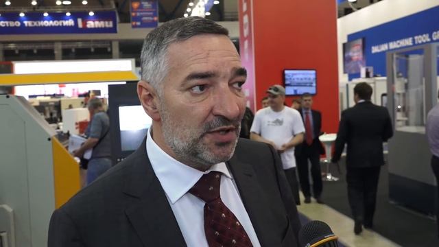 Интервью с президентом ГК «Robur International» Ю. В. Левашовым с выставки «Металлообработка-2015».