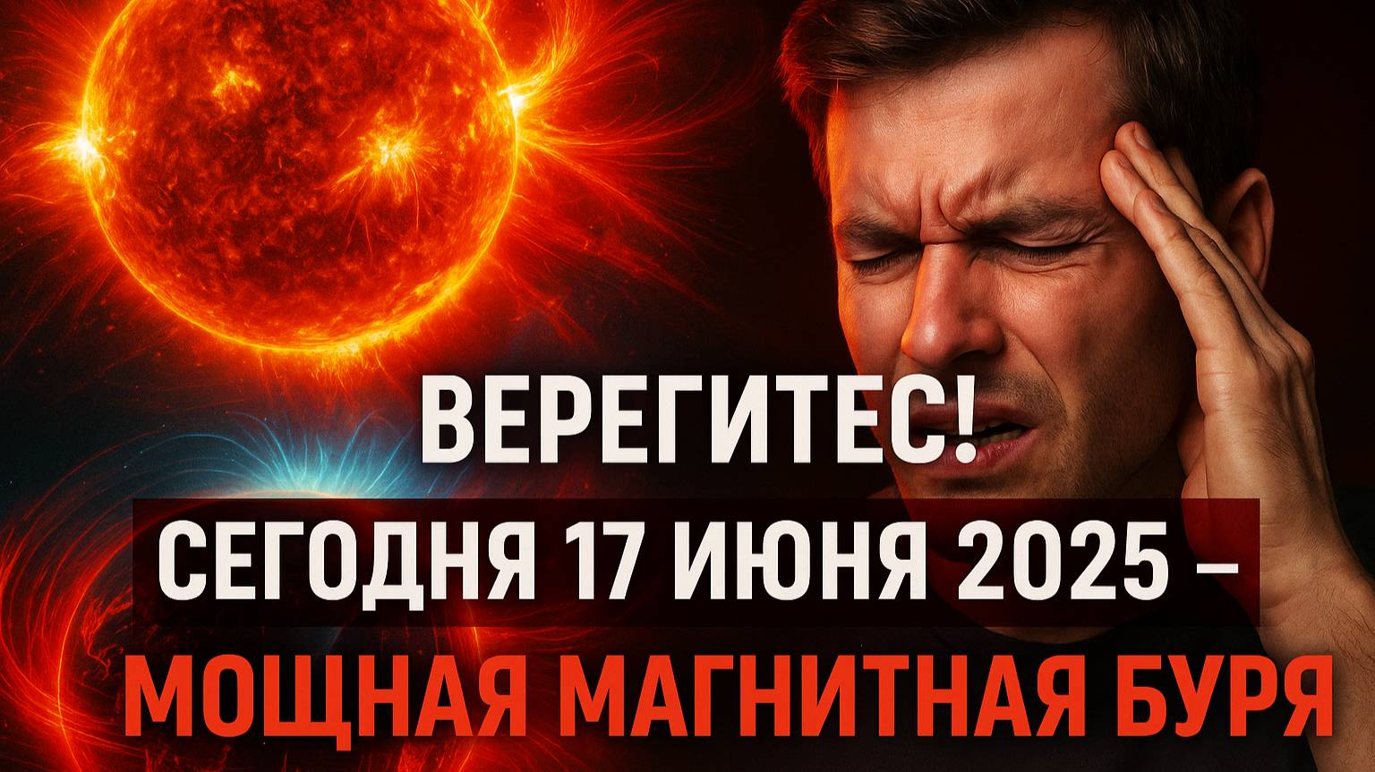ОСТОРОЖНО! 17 ИЮНЯ 2025 — МАГНИТНАЯ БУРЯ УДАРИТ ПО ВСЕМ!