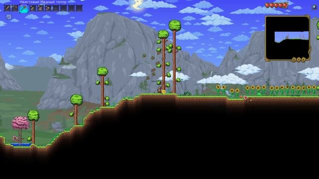 Начало выживания в хардкоре в террарии часть 1 TerraCraft43