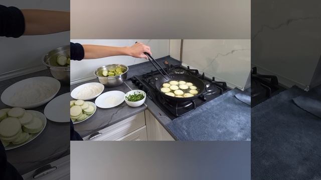 Жаренные кабачки без брызг