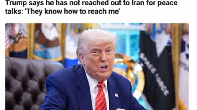 🇺🇸⚔🇮🇷 Трамп требует капитуляции Ирана: «Никаких переговоров — только полная сдача»