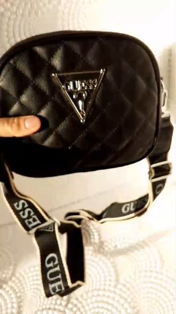 НЕРЕАЛЬНАЯ ЧЕРНАЯ СУМКА Guess меньше 10$!!! Успей купить