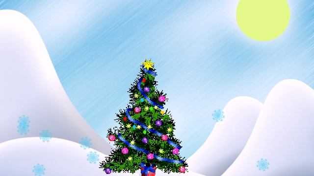 Новогодняя ёлка создано в скретч