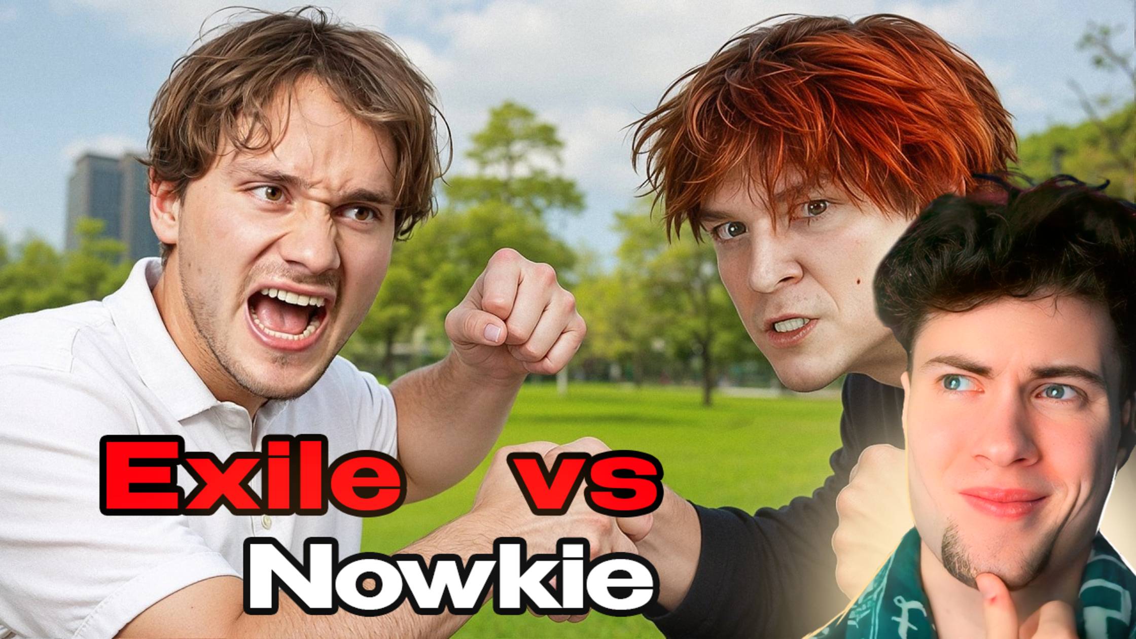я Поспорил с Эксайлом (Реально и возможно зря) Nowkie vs Exile спор Новки и Эксайл Реакция