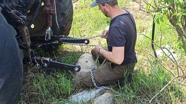 Быстрый способ корчевки кустов