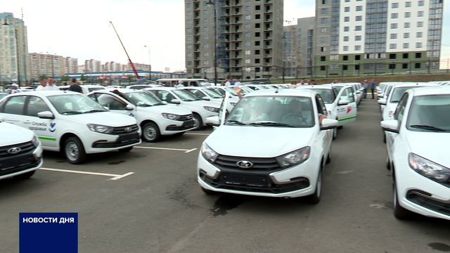 ЕВГЕНИЙ СОЛНЦЕВ ВРУЧИЛ КЛЮЧИ ОТ НОВЫХ АВТОМОБИЛЕЙ