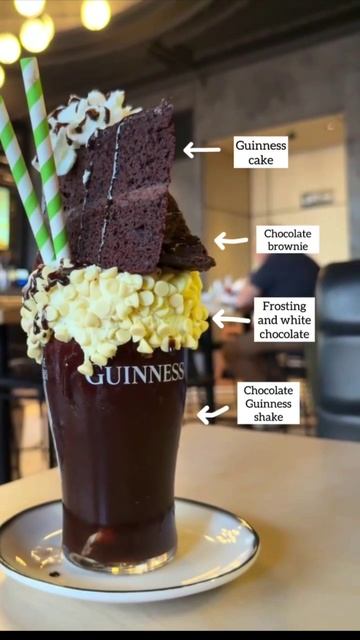 Бар в Лондоне представил первый в мире молочный коктейль с Guinness