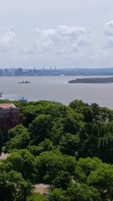 Вид с колеса Обозрения Хабаровск 17-06-2025