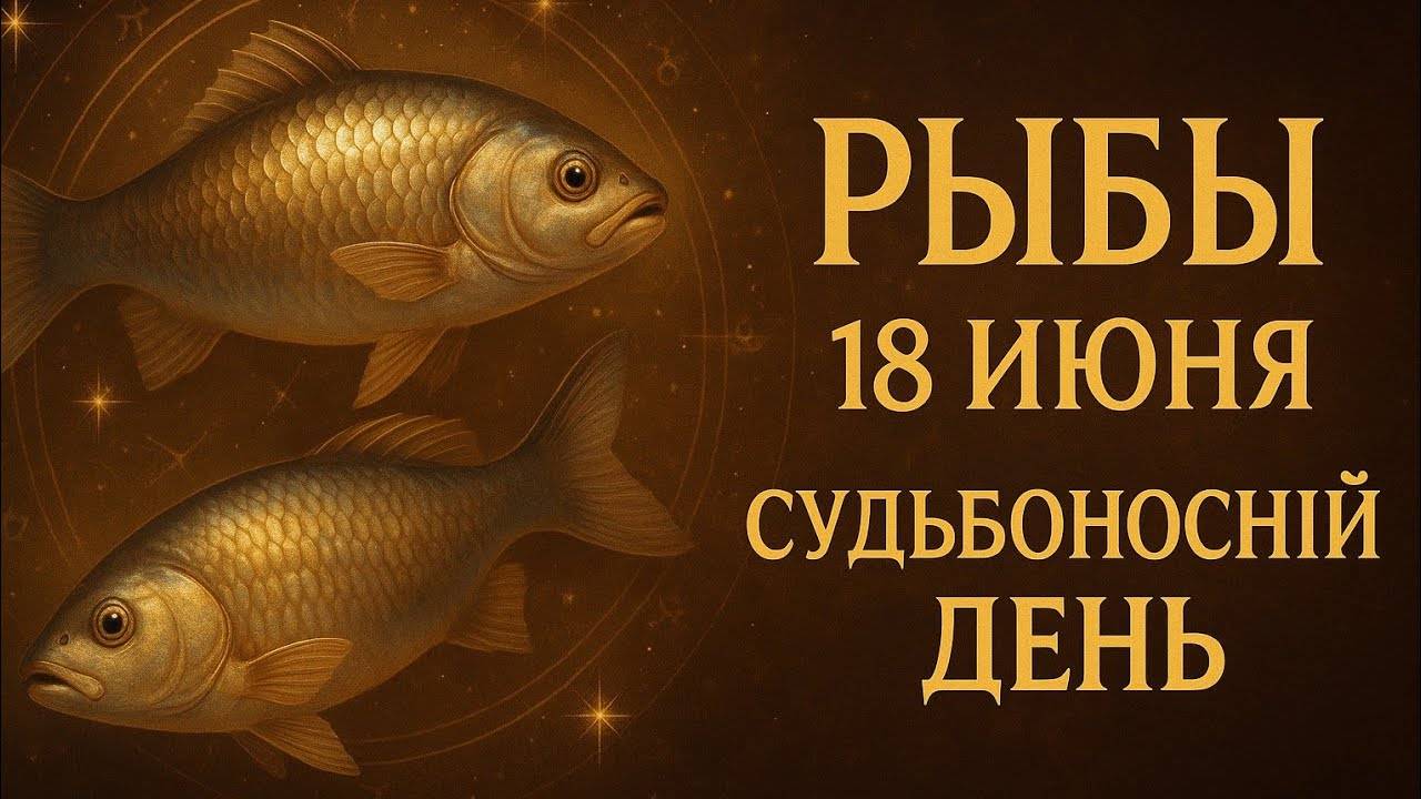 Рыбы. 18 июня. Судьбоносный день — всё решается в мыслях _ Гороскоп, который откроет вам глаза