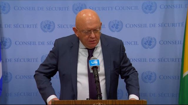 Remarks to the press by PR Vassily Nebenzia on Ukraine’s Terrorist Attacks against Russia