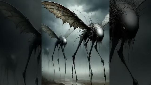 Stick insects #art#aiart#digitalart#animation#horror#scary#creepy#midjourney#aiartwork#surreal