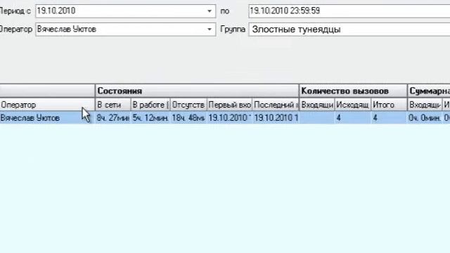 Call-центр Infinity. АРМ Супервизора. Часть 1