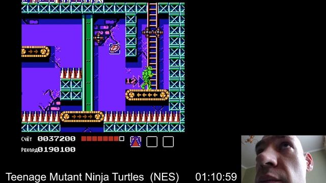 Teenage Mutant Ninja Turtles (NES). Прохождение. Завалено 2.