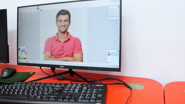 Создание фона для фотографии в программе Paint.NET