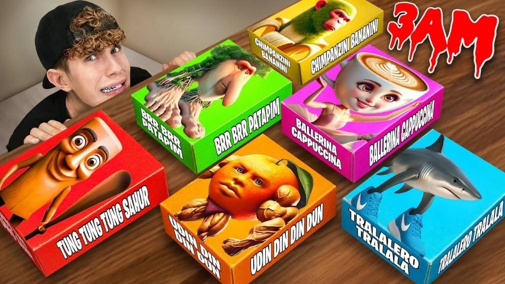 НИКОГДА НЕ ОТКРЫВАЙТЕ ЯЩИКИ MYSTERY TUNG TUNG SAHUR TRALLALERO TRALLALA в 3 ЧАСА НОЧИ!!
