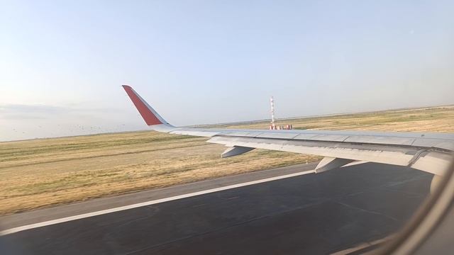 Взлет Airbus A320 а/к Аэрофлот из Сталинграда | Взлет из Волгограда